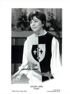 Jackie Lane, 'Dodo' DOCTOR WHO - Genuine Signed Autograph 10x8 COA 3147