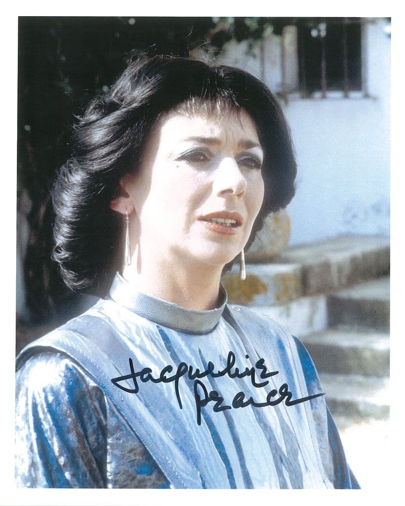 Jacqueline Pearce DOCTOR WHO  -  10 x 8 genuine signed autograph COA 10416