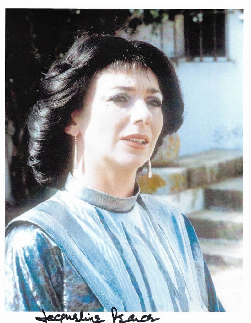 Jacqueline Pearce DOCTOR WHO  -  10 x 8 genuine signed autograph COA 11296