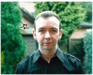 James Moran (Torchwood - writer) genuine signed autograph 10x8 COA 2642