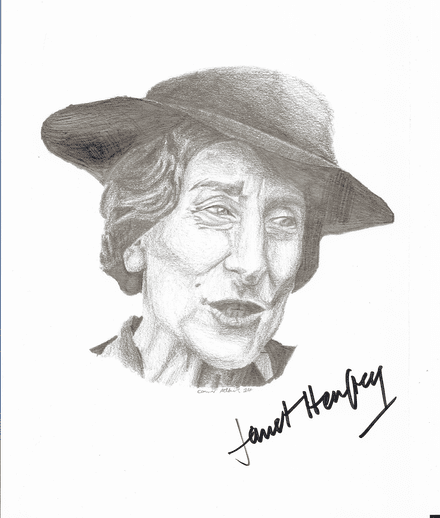 Janet Henfrey DOCTOR WHO signed 10" x 8" Signed autograph with COA 23053