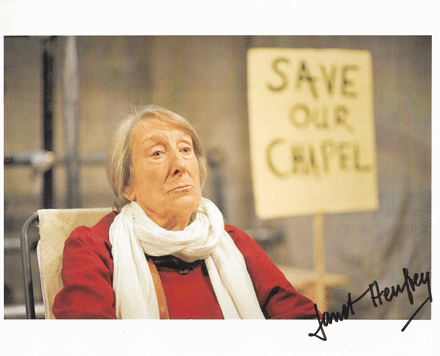 Janet Henfrey DOCTOR WHO signed 10" x 8" Signed autograph with COA 23119