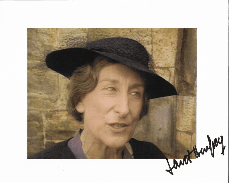 Janet Henfrey DOCTOR WHO signed 10