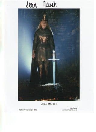 Jean Marsh - DOCTOR WHO, UPSTAIRS DOWNSTAIRS Genuine Signed Autograph 10 x 8 COA 658