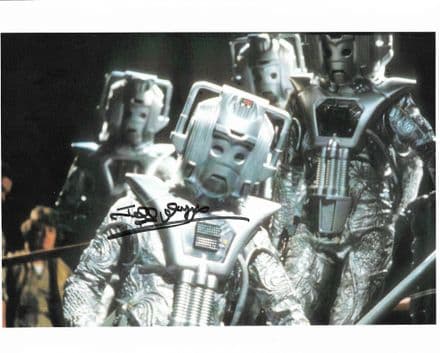 Jeff Wayne Cyberman (Doctor Who ) 10x8 Genuine Signed Autograph COA 12102