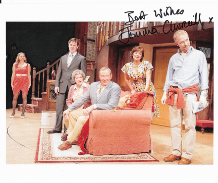 Jemma Churchill actress " 10x8 Genuine Signed COA 23087