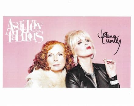 Joanna Lumley "Absolutely Fabulous" Genuine Signed Autograph 10 x 8 COA 12287