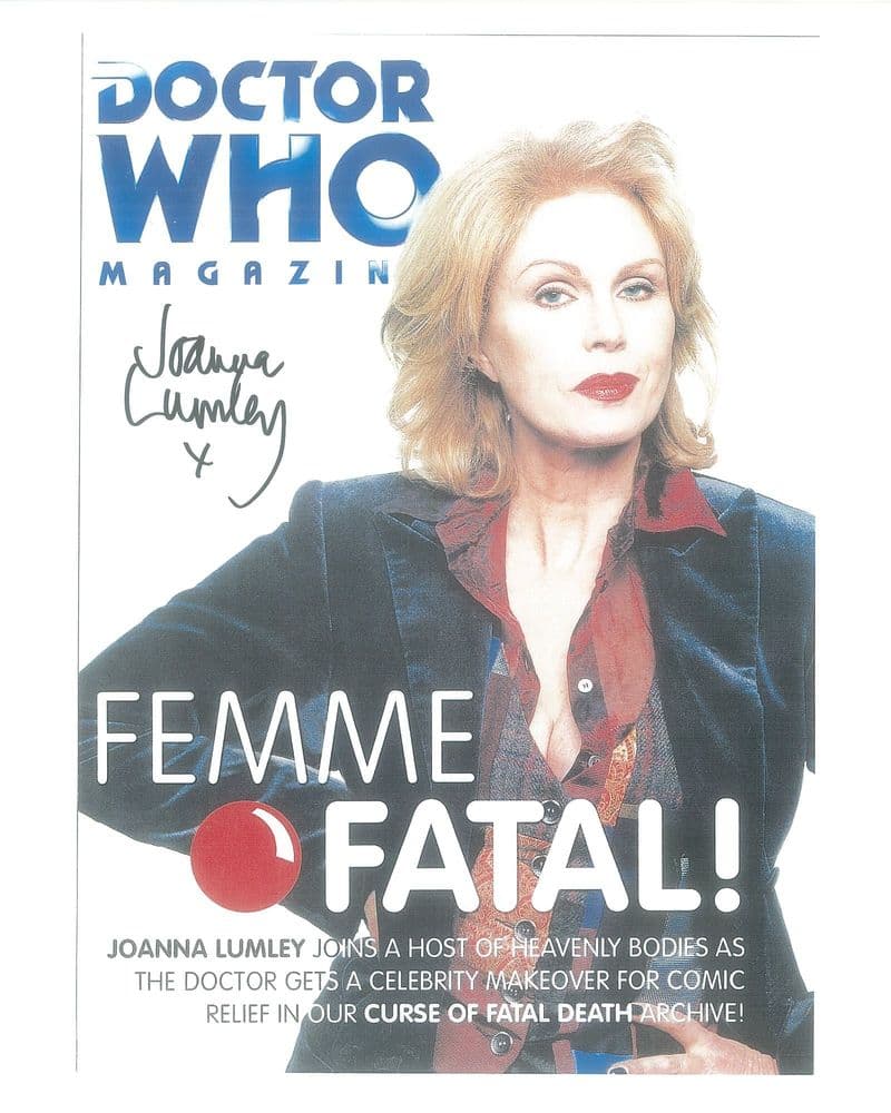 Joanna Lumley , Genuine Signed Autograph, 10040
