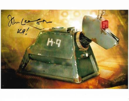 John Leeson "K9" DOCTOR WHO 10x8 Genuine Signed Autograph COA 114416