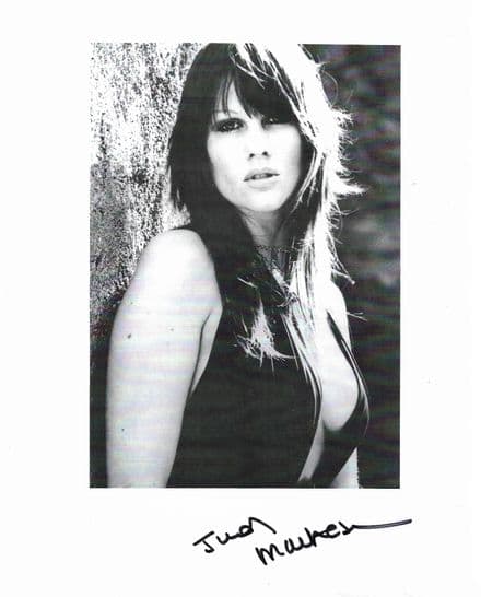 Judy Matheson "HAMMER HORROR" 10" x 8" Genuine Signed with COA 11904