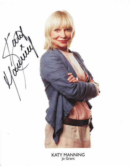 KATY MANNING "Jo" DOCTOR WHO - Genuine Signed Autograph 10" x 8" COA 22942