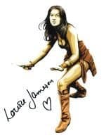Louise Jameson "Leela" DOCTOR WHO genuine signed autograph 10x8 COA 541