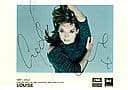 Louise Rednapp - Singer signed postcardSigned 10 x 8 Photograph. 

This is an original autograph and not a copy.
