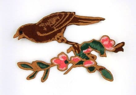 Mad Hatter BIRD PATCH Alice In Wonderland Costume 3155