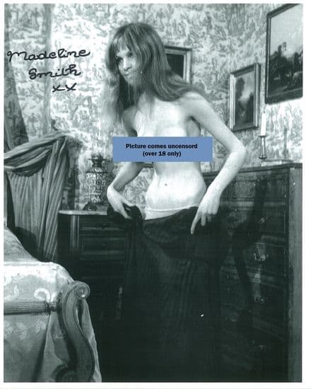 Madeline Smith, Hammer Horror ' Vampire Lovers' genuine signed autograph 10x8  10677