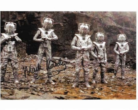 MARK HARDY Cyberman (Doctor Who ) 10x8 Genuine Signed Autograph COA 12107
