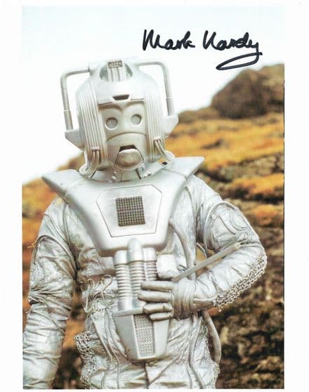 MARK HARDY Cyberman (Doctor Who ) 10x8 Genuine Signed Autograph COA 12115