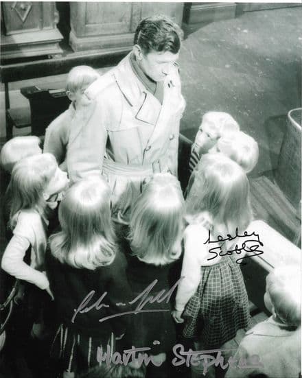Martin Stephens, Peter Preidel & Lesley Scoble-Village of the Damned Genuine Signed Autograph 7081