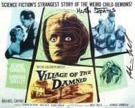 Martin Stephens & Peter Preidel 'Village of the Damned'.HORROR GSA 10 x 8 COA 5876