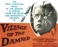 Martin Stephens & Peter Preidel "VILLAGE OF THE DAMNED" - HORROR GSA 10x8 COA 5868
