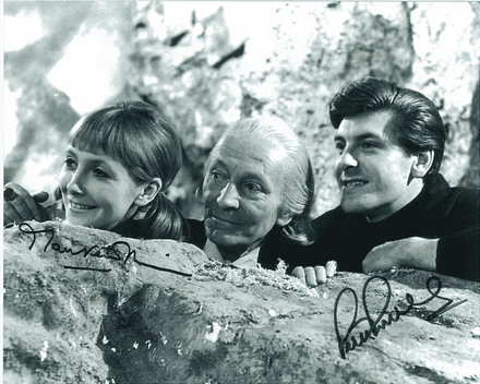 Maureen O'Brien and Peter Purves from DOCTOR WHO genuine signed autograph