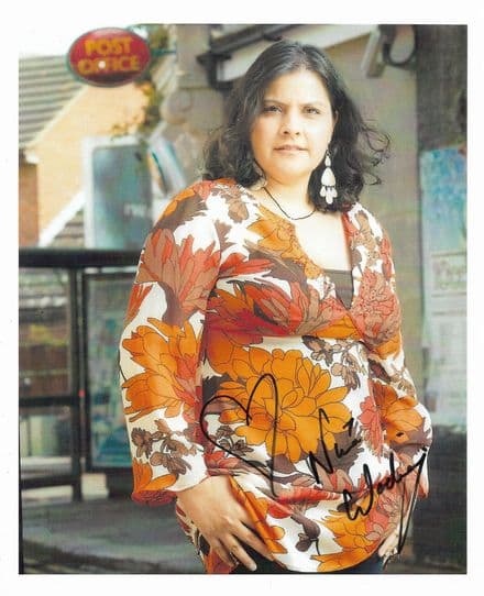 Nina Wadia EastEnders 10"x8" Genuine Signed Autograph COA 12268