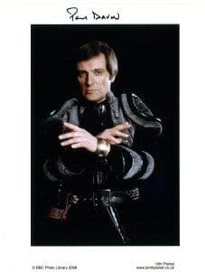 Paul Darrow "Kerr Avon" BLAKE'S 7 Genuine Signed Autograph 10 x 8 COA 4012