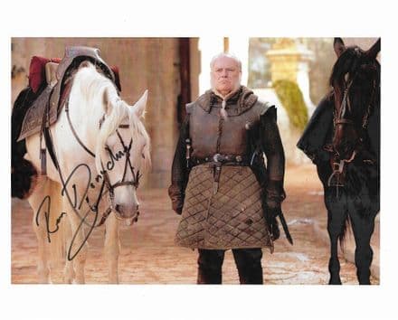 RON DONACHIE Rodrik Cassel - Game Of Thrones 10x8 genuine signed autograph 22566