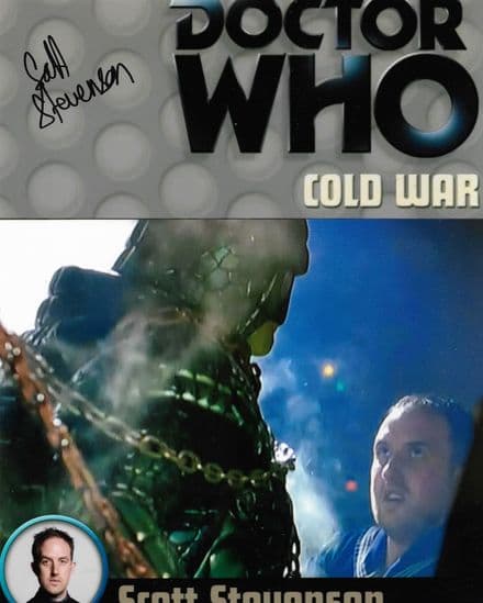 Scott Stevenson DOCTOR WHO "Cold War" genuine signed autograph 10x8 COA 12042