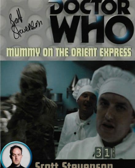Scott Stevenson DOCTOR WHO "Mummy" genuine signed autograph 10x8 COA 12043