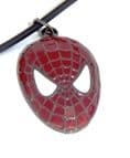 Spider-Man fashion necklace on black thong 2813