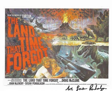Susan Penhaligon The Land That Time Forgot Genuine signed Autograph 10X8 COA 11971