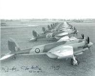 Ted Dunsford & Brian Beattie & Des Curtis (WW2 Pilots) - Genuine Signed Autograph 7754