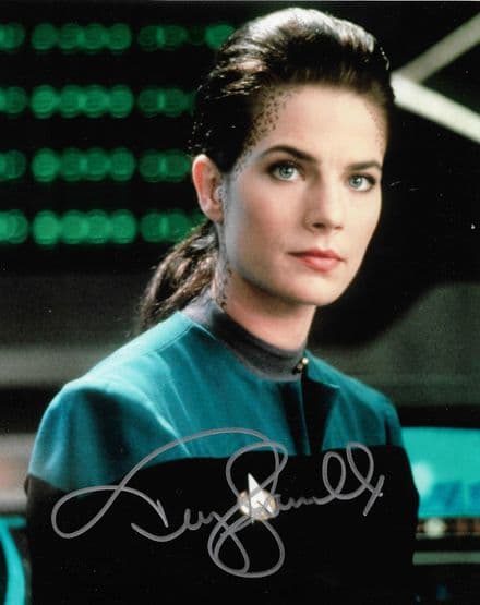 Terry Farrell STAR TREX DS9 "Dax" genuine Signed Autograph 10x8 COA 11588