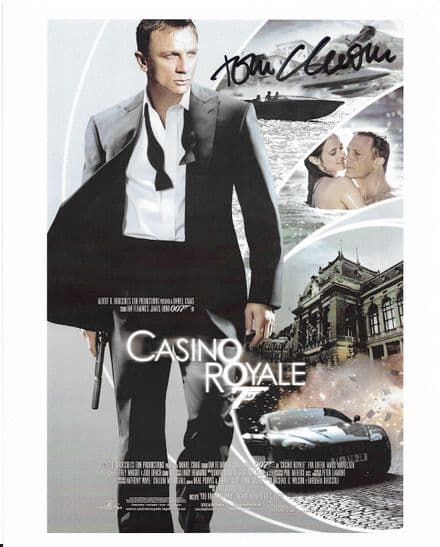 Tom Chadbon -Bond 007 "Casino Royale" 10 x 8 Genuine Signed Autograph COA 22400
