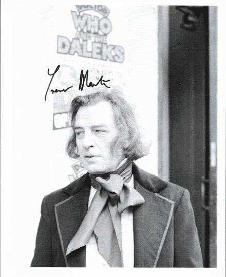 Trevor Martin played the Stage & Audio Dr Who 10" x 8" Genuine Signed 23132