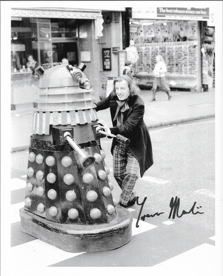 Trevor Martin played the Stage & Audio Dr Who 10" x 8" Genuine Signed 23134