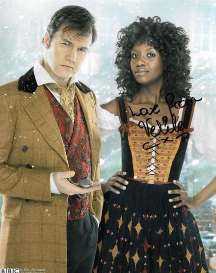 Velile Tshabalala - The Next Doctor DOCTOR WHO genuine signed autograph 10x8 COA 11632
