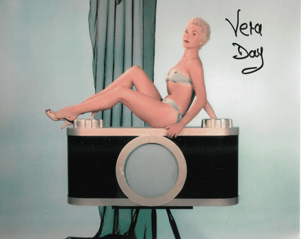 VERA DAY "Quatermass 2, Womaneater", HAMMER HORROR COA 8" x 10" 22916