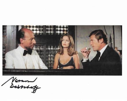 Vernon Dobtcheff "JAMES BOND 007" Genuine Signed Autograph 10"x8" COA 22337