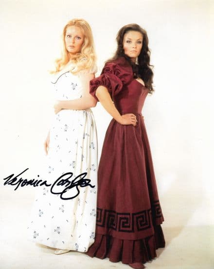 Veronica Carlson HAMMER HORROR genuine signed autograph10 by 8 COA 11413