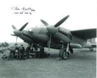 World War 2 Pilot Des Curtis Genuine Signed Autograph 10X8 COA 6307