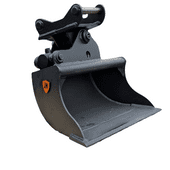 Hydraulisk Pusseskuffe for 0,8 - 1,4 tonn maskin - 55 liter -  S30 Grind