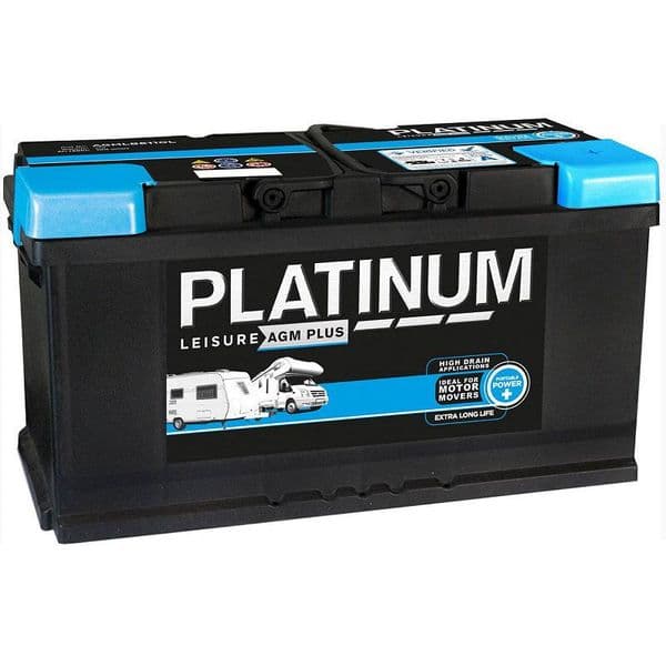 Platinum 12v 100Ah AGM Leisure Battery NCC Approved Class A