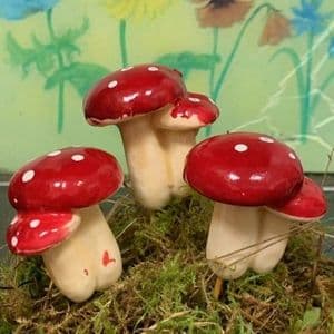 MUSHROOM PICKS -  PACK OF 3 - FREE SHIPPING