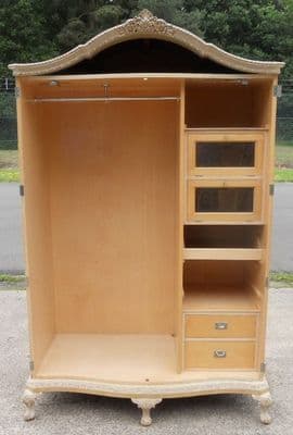 Bleached Walnut Fitted Wardrobe by Maples & Co, London