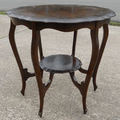 Edwardian Mahogany Round Centre Occasional Table