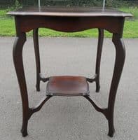 Edwardian Mahogany Shaped Top Occasional Table