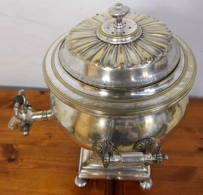 Edwardian Silver Plate Tea Urn