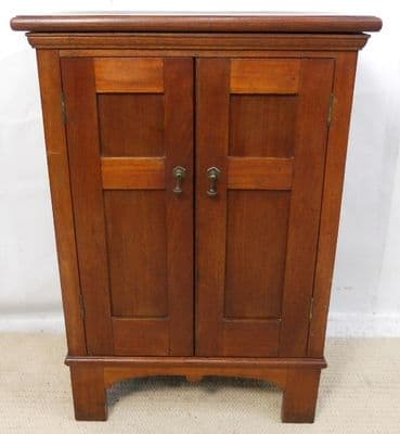 Edwardian Small Mahogany Standing Cupboard